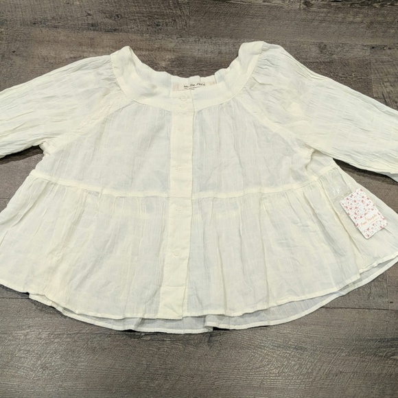 Free People Tops - Free People Ivory Blouse